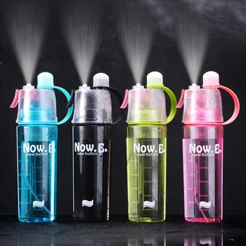 Novo 400/600 ml 3 Barve iz trde Plastike Spray Cool Šport Steklenico Vode Prenosni Plezanje na Prostem Kolo Shaker Moje Steklenice Vode