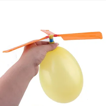 1pcs Zabavna Fizika Preizkus Domače Balon Helikopter DIY Materiala Matične Šole, Izobraževalne Kit Darilo Otrok