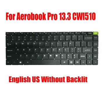 Laptop Zamenjava Tipkovnice Za Chuwi Za Aerobook Pro 13.3 CWI510 angleški NAS Black Brez Osvetljen Nova