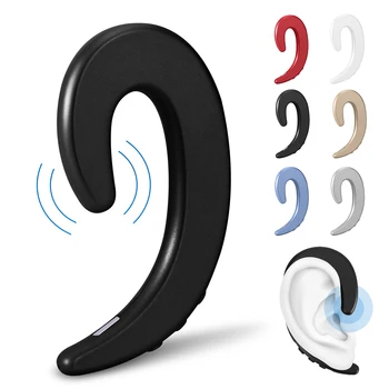 Kostno Prevodnost Slušalke Bluetooth Brezžične Stereo Slušalke Vgrajen Mikrofon Lahke Slušalke za Športno Vožnjo Vožnja