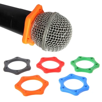 5 kos Audio Plastičnih Anti-Roll Naprave za Ročne Mikrofone Anti-Roll Obroč 40 mm Notranji Premer Mikrofon Obroč