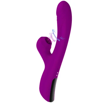 Klitorisa Sesanju Vibrator Močan G Spot Vibrator Rabbit Vibrator Vodotesen Klitoris Stimulator za Odrasle Sex Igrače za Ženske in Pari